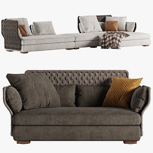 Minotti Amii sofa 2 3D model