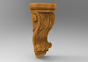corbel carved 3D model