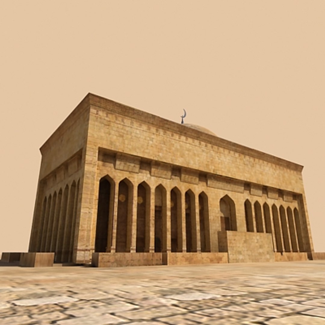 3d arab building model