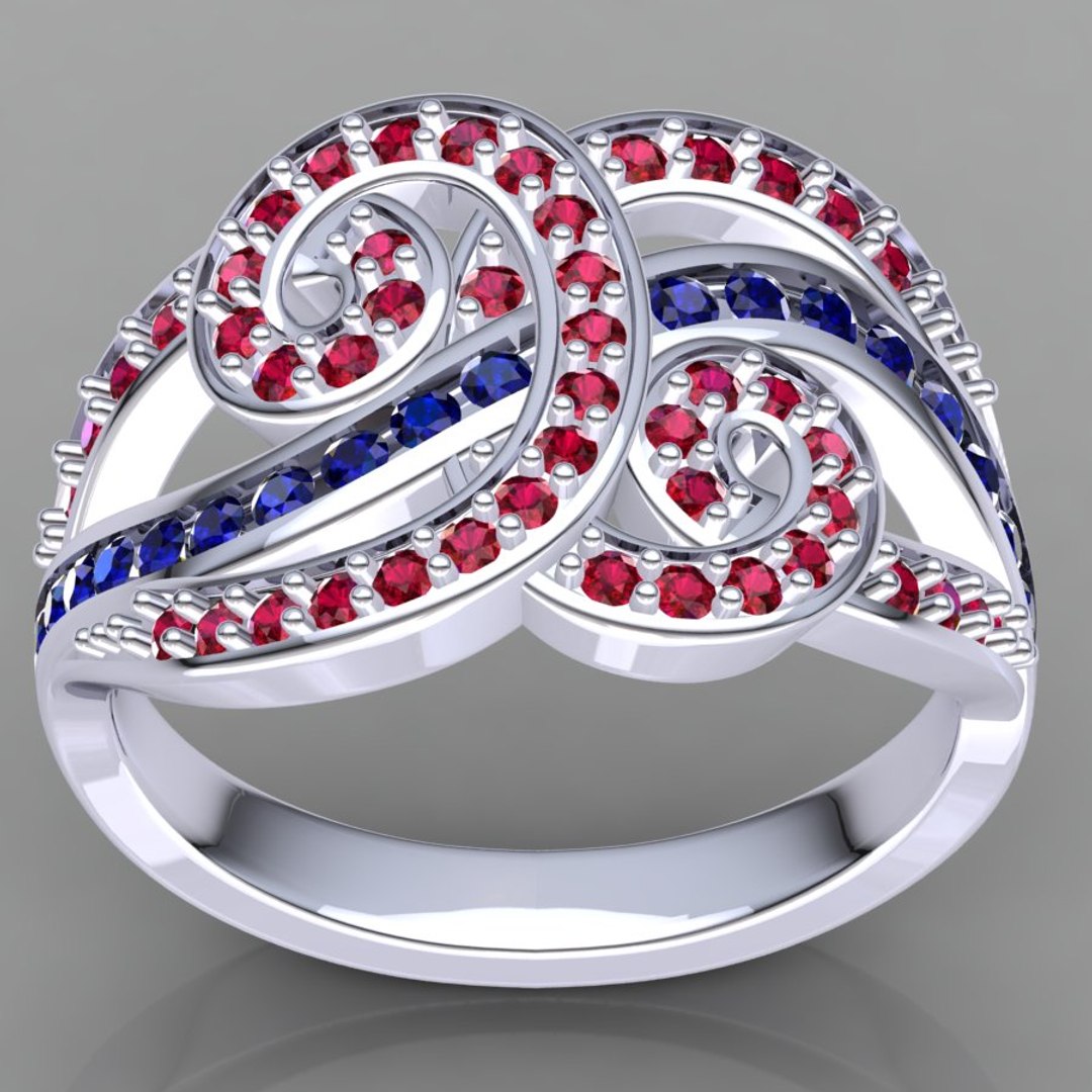 3d Dxf Designer Ring