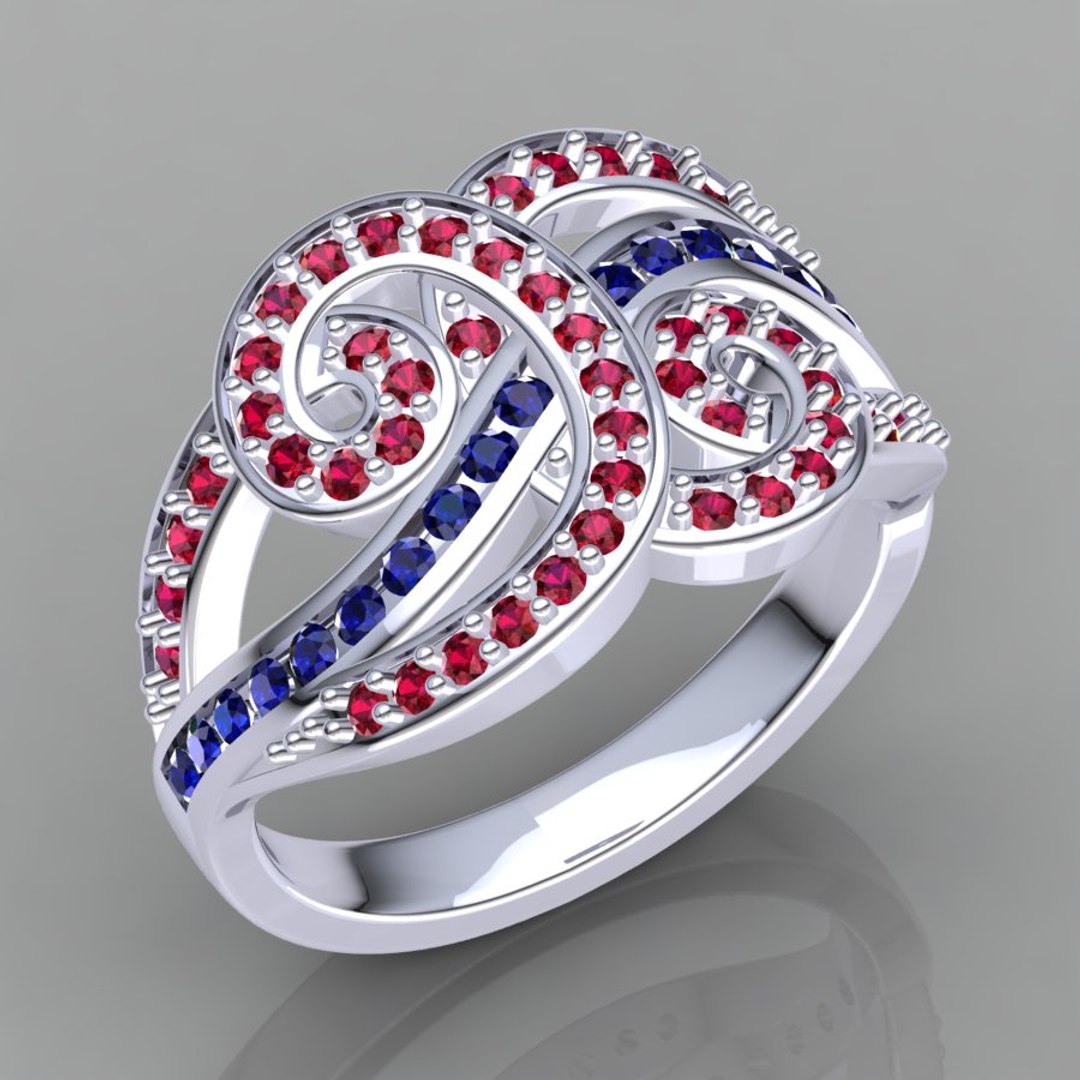 3d Dxf Designer Ring