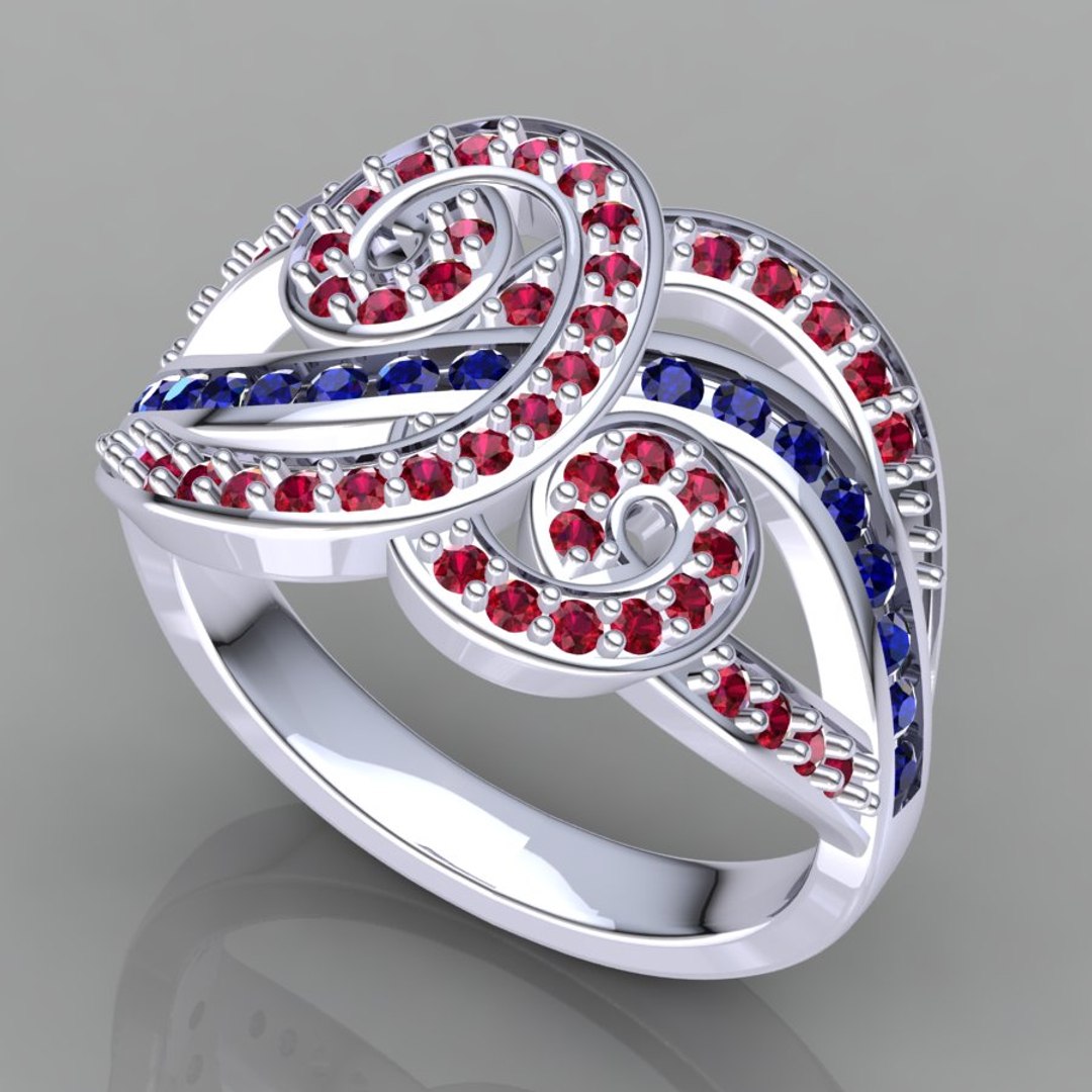 3d Dxf Designer Ring