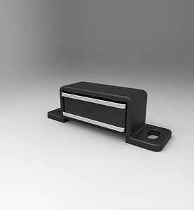 3d model cupboard magnetic catch
