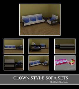 3d sofa sets model