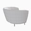 Dandy Armchair by Massproductions ultramaryna