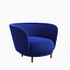 Dandy Armchair by Massproductions ultramaryna