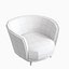 Dandy Armchair by Massproductions ultramaryna