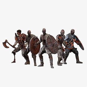 3D model VIKING UNDEAD PACK