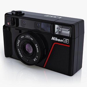 camera nikon l35 af 3d model
