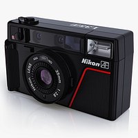 Old photo camera Nikon L35 AF