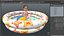 Baby Boy in an Inflatable Pool with Ball 3D model