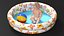 Baby Boy in an Inflatable Pool with Ball 3D model