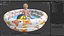 Baby Boy in an Inflatable Pool with Ball 3D model