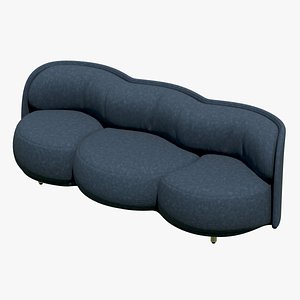 Modern Curved Modular Sofa