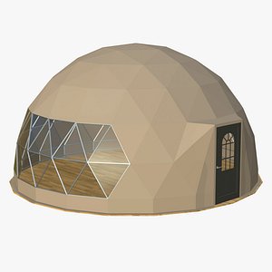 Geodesic Dome Structure Realistic
