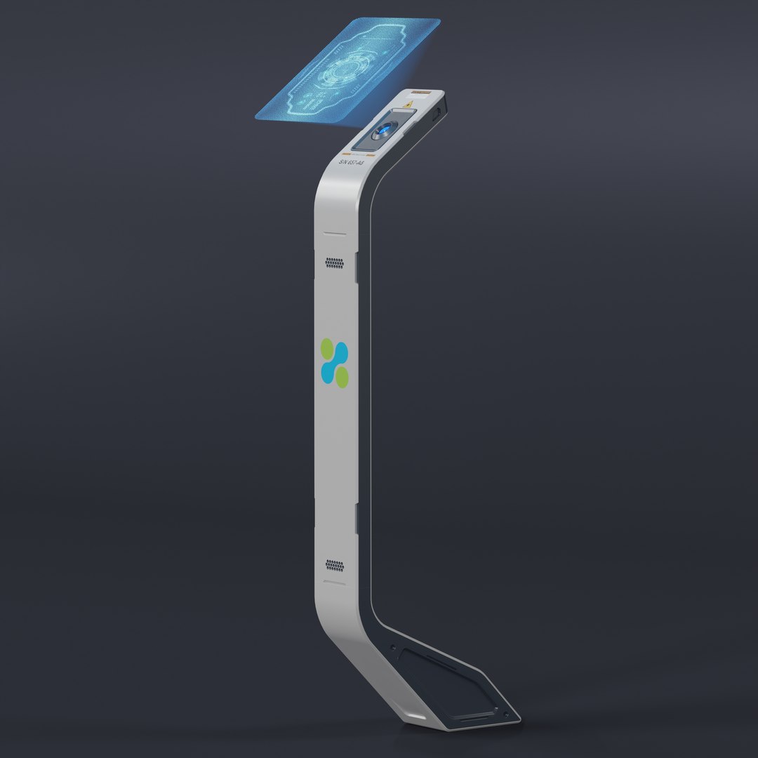 3D Model Sci-Fi Info Holographic Panel V1 - TurboSquid 1840136