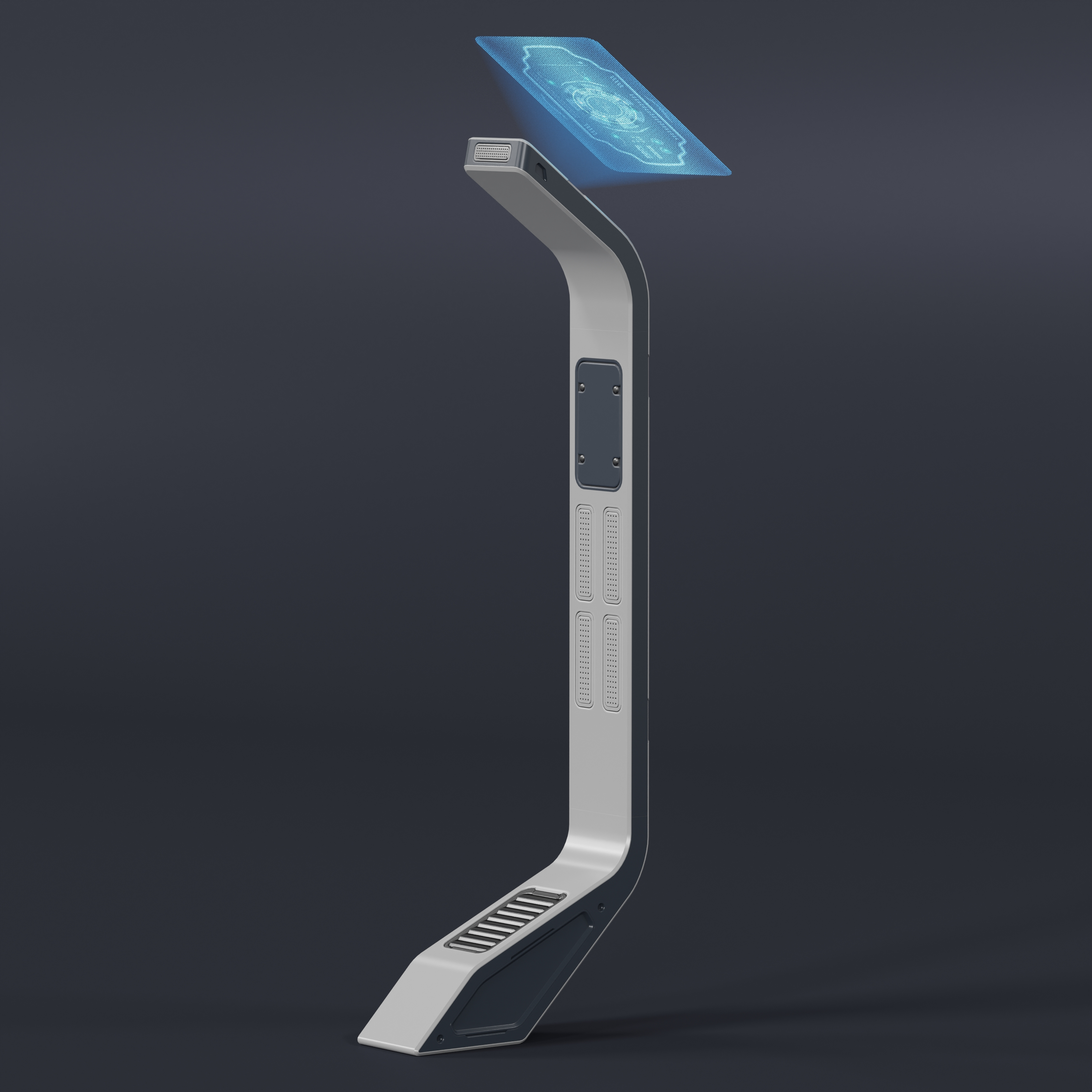 3D model Sci-Fi Info Holographic Panel V1 - TurboSquid 1840136