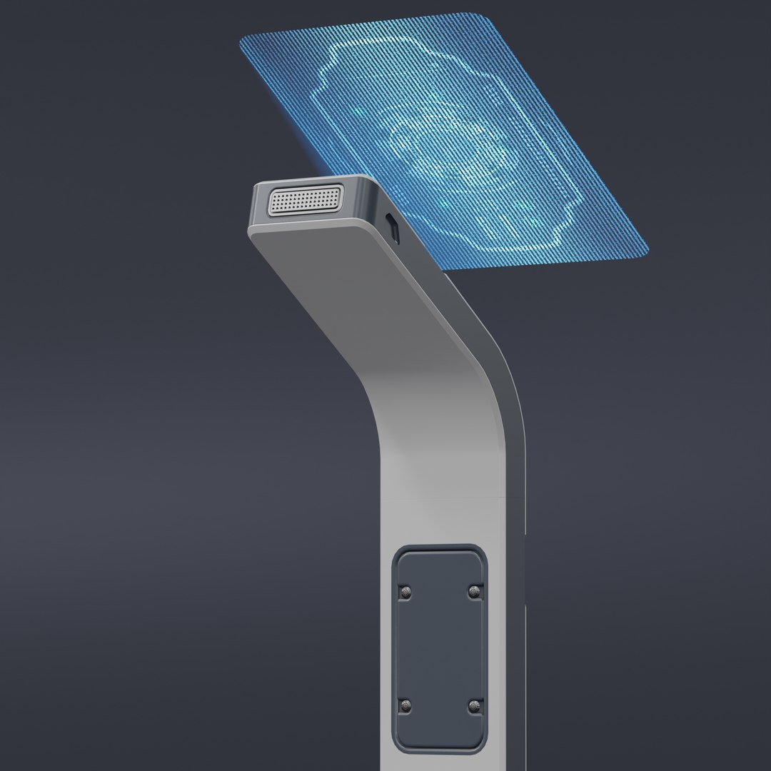 3D Model Sci-Fi Info Holographic Panel V1 - TurboSquid 1840136