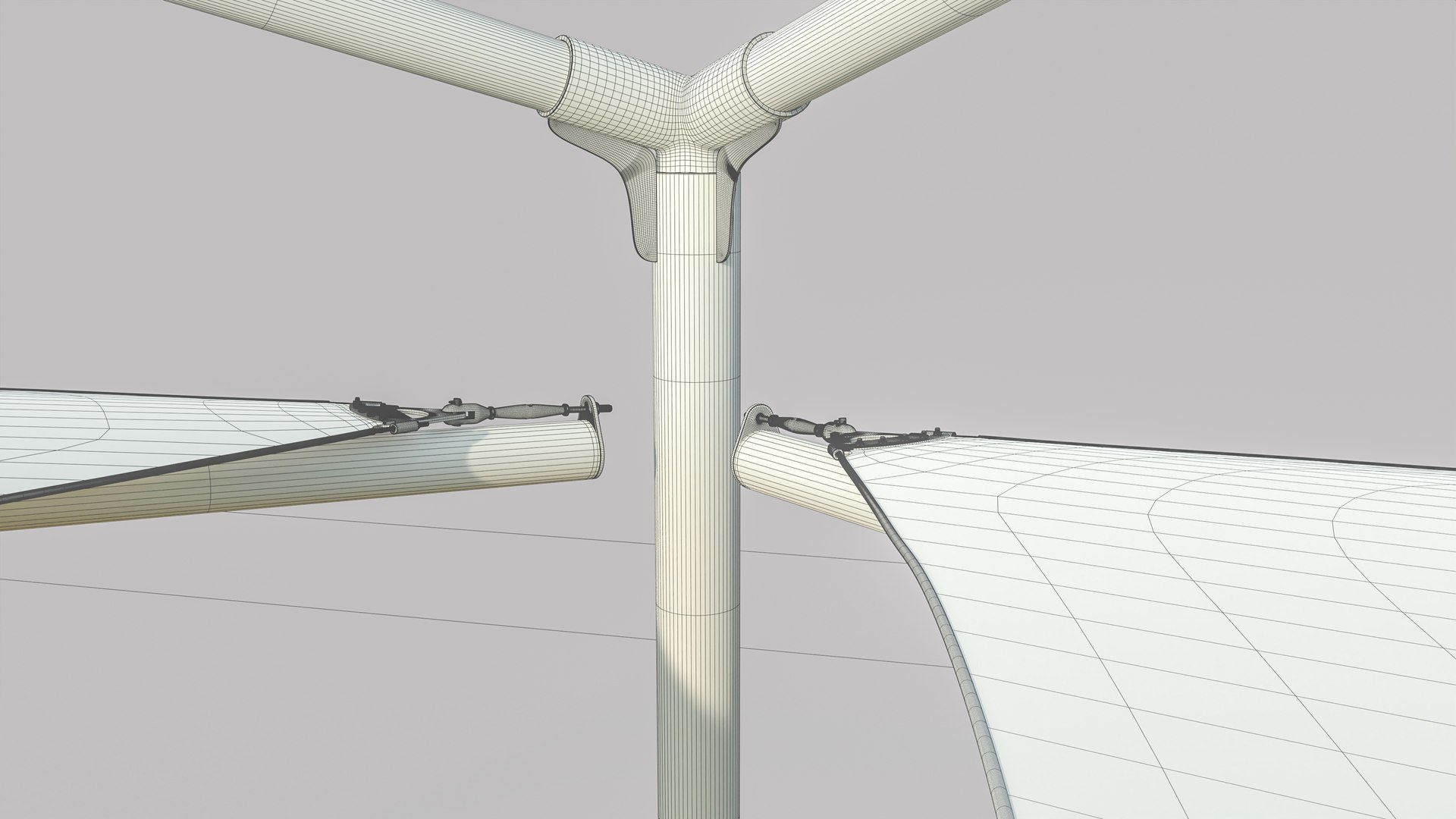 Tensile Structure New Realistic Design Model - TurboSquid 2374441