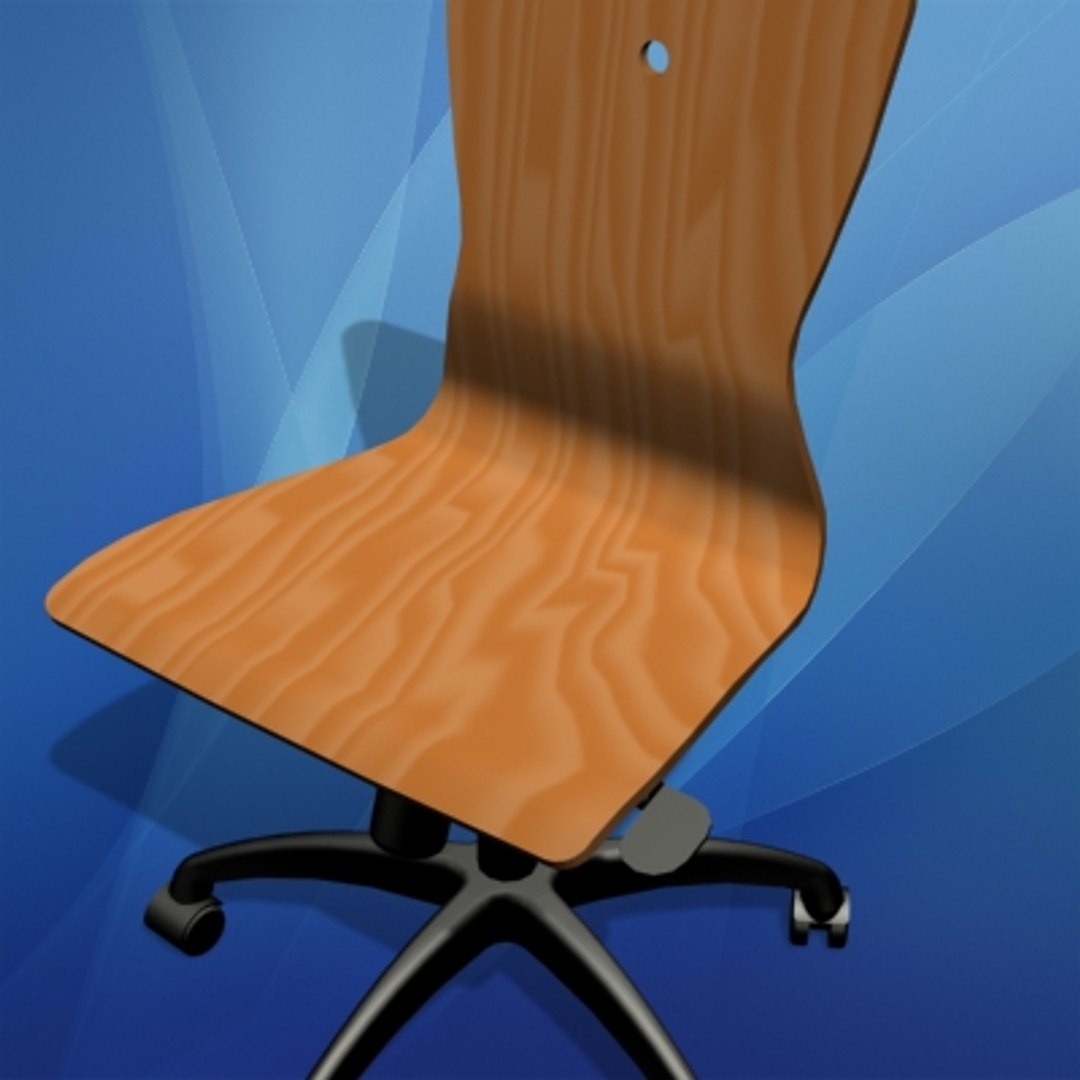 lwo wooden office chair wood