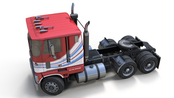 3D model Industrial cabover semitruck PBR - TurboSquid 1724252