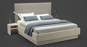 Photorealistic Bed 009