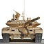 Tanque de batalla principal ruso T-90SM Rigged