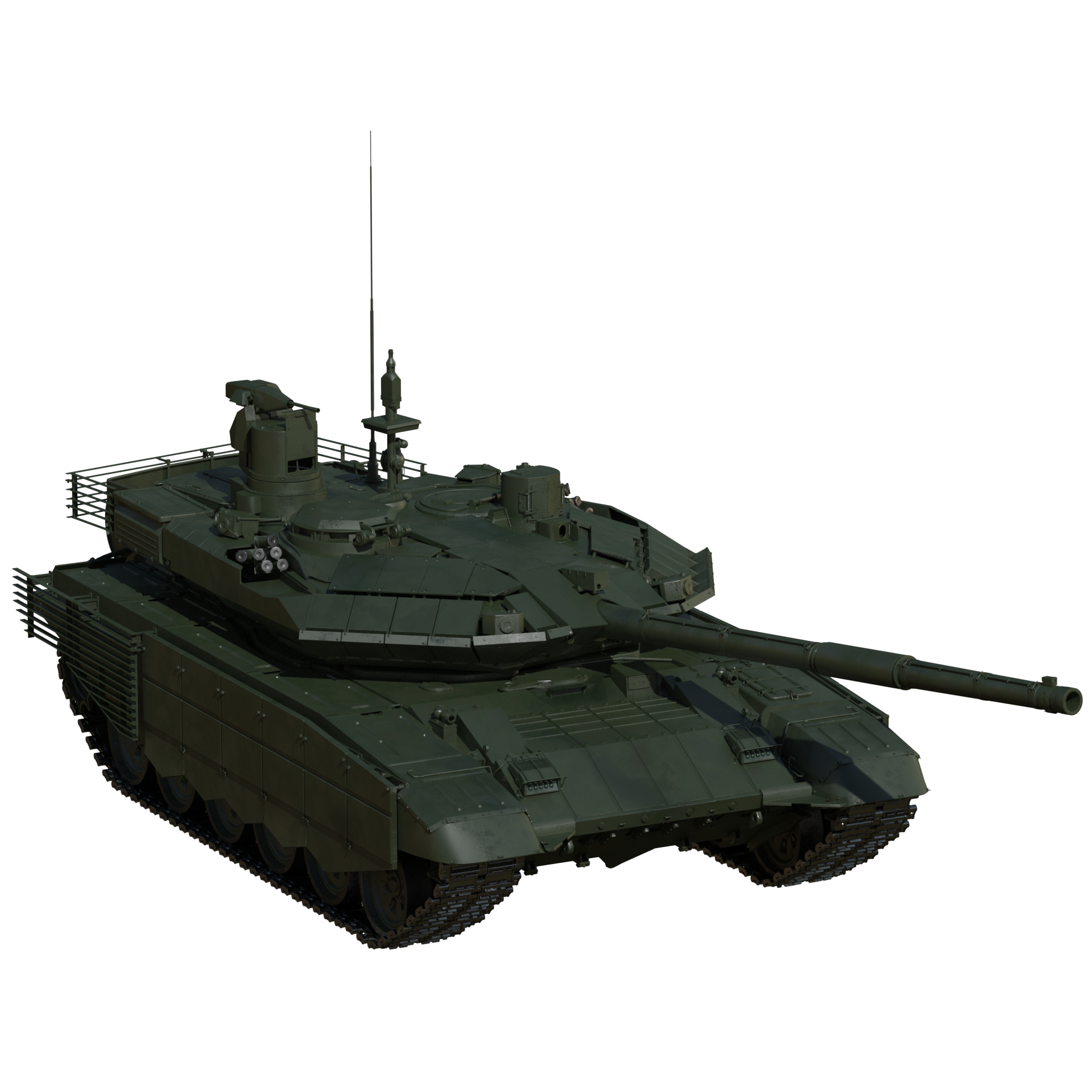 3d model russian battle tank