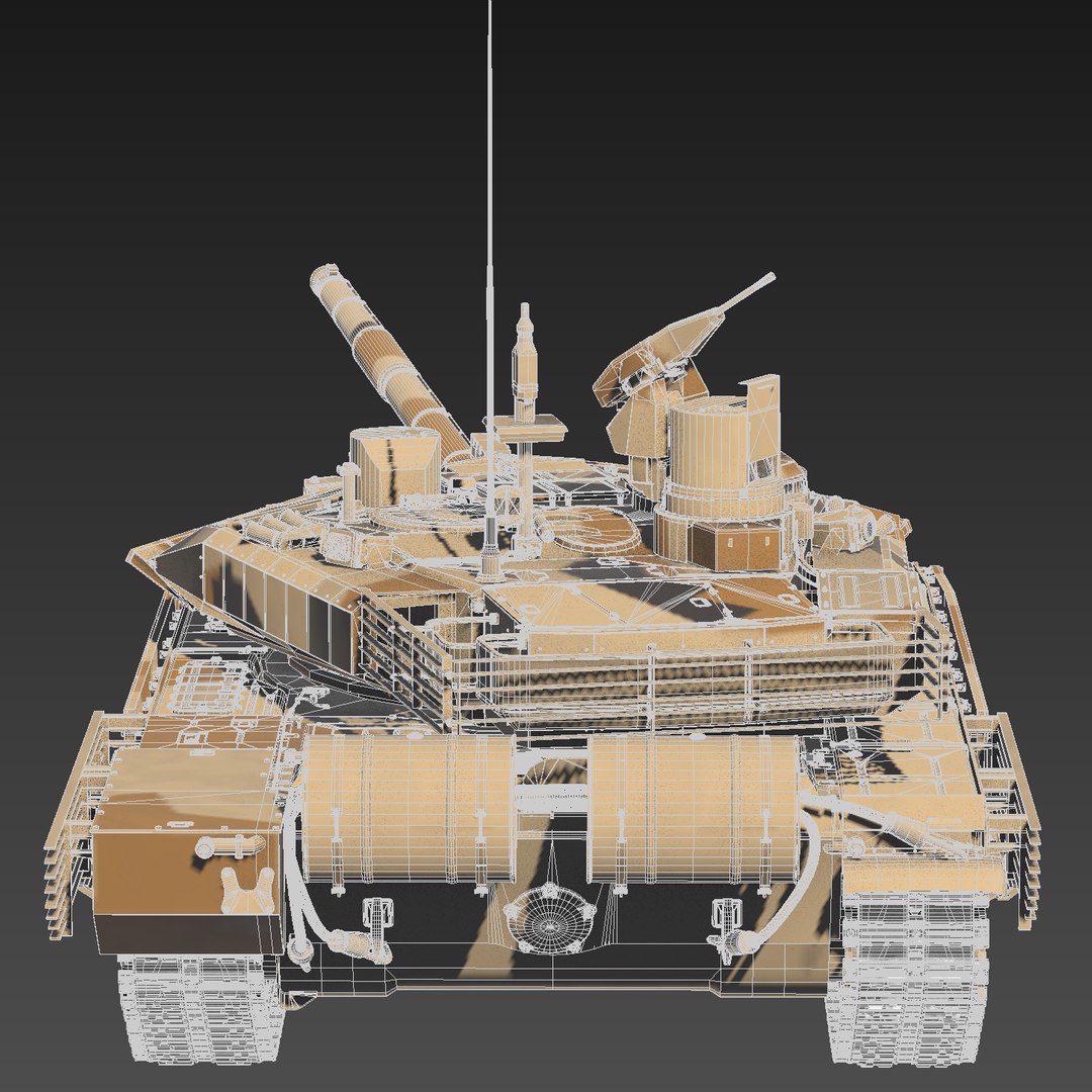 3d Model Russian Battle Tank