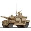 Tanque de batalla principal ruso T-90SM Rigged