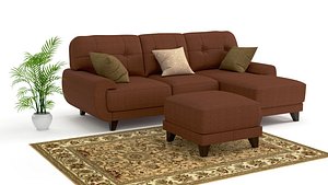 sofa 3d blend