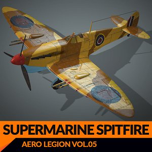 Real-Time Airplane Supermarine Spitfire MK Vc