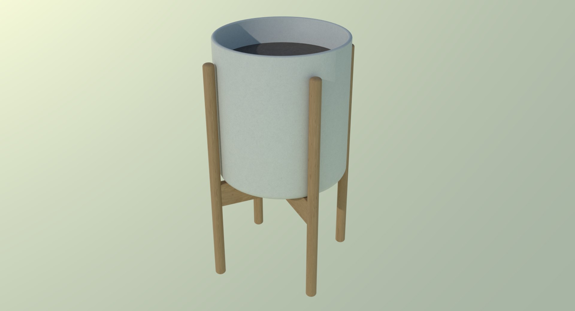 3d Modern Pot