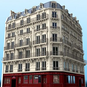 Typical Paris building