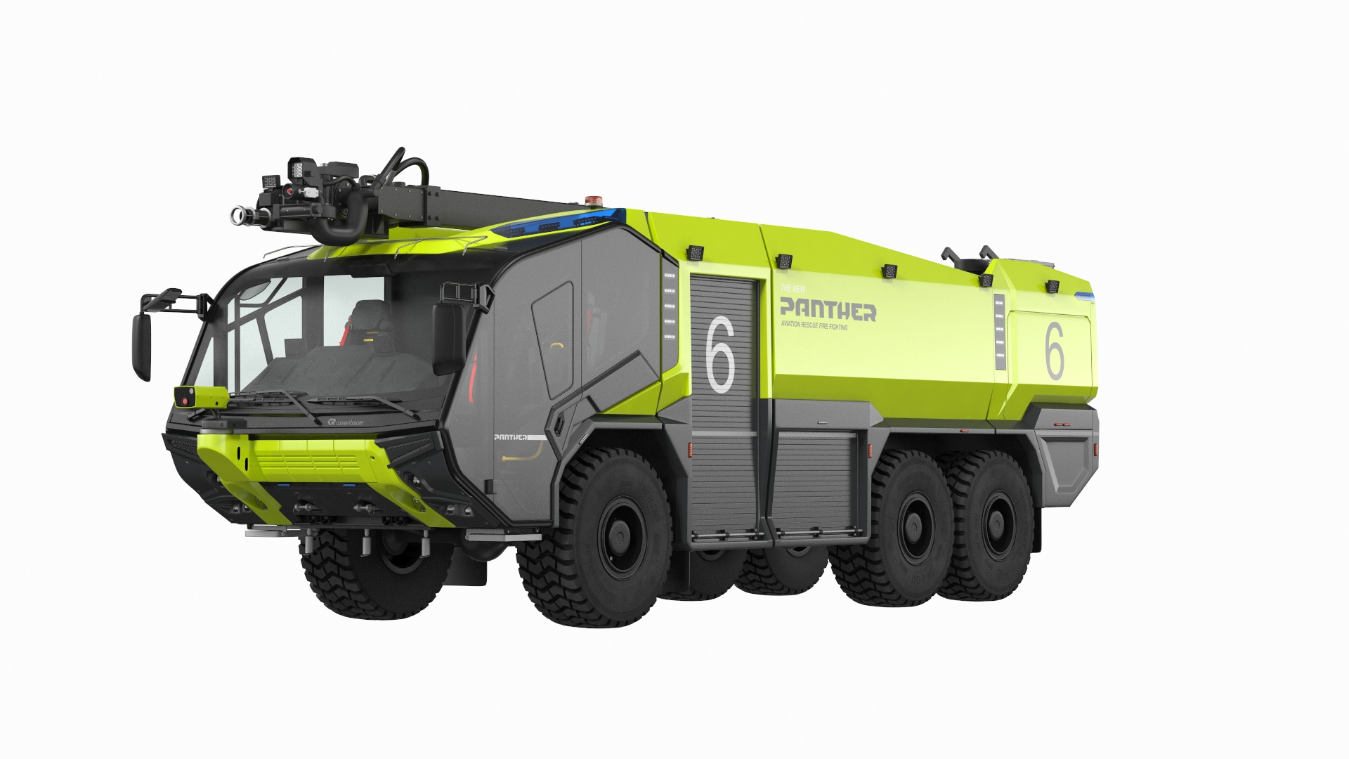 3D Rosenbauer Panther 6x6 Arff Model - TurboSquid 1546407