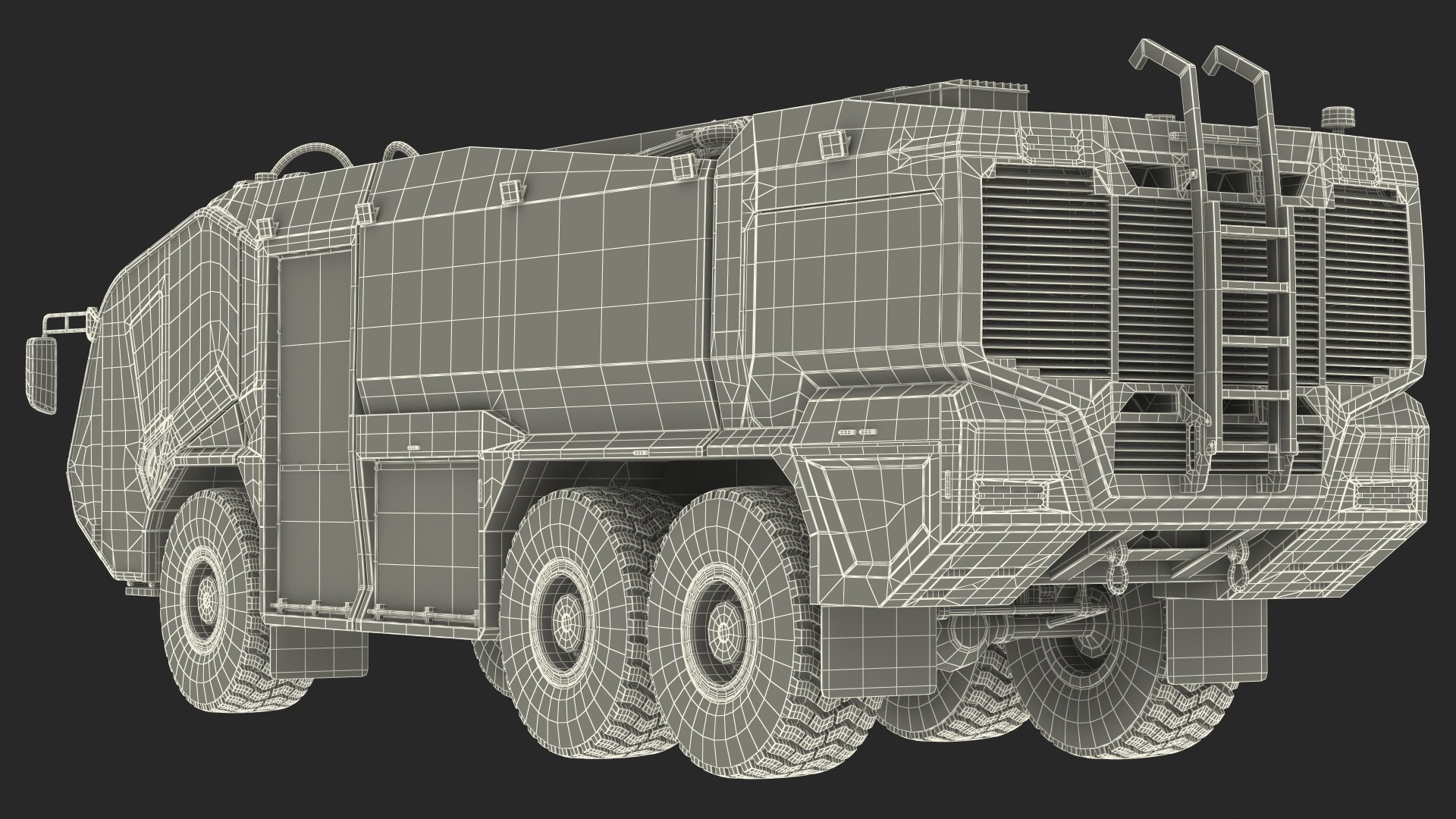 3D Rosenbauer Panther 6x6 Arff Model - TurboSquid 1546407