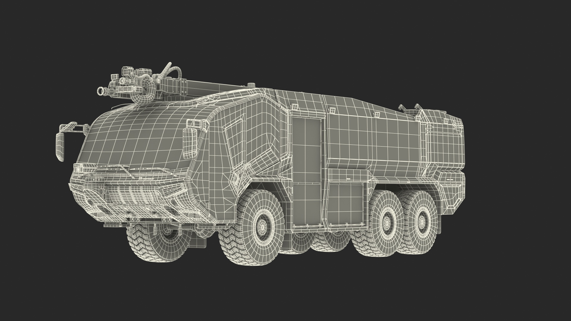 3D Rosenbauer Panther 6x6 Arff Model - TurboSquid 1546407