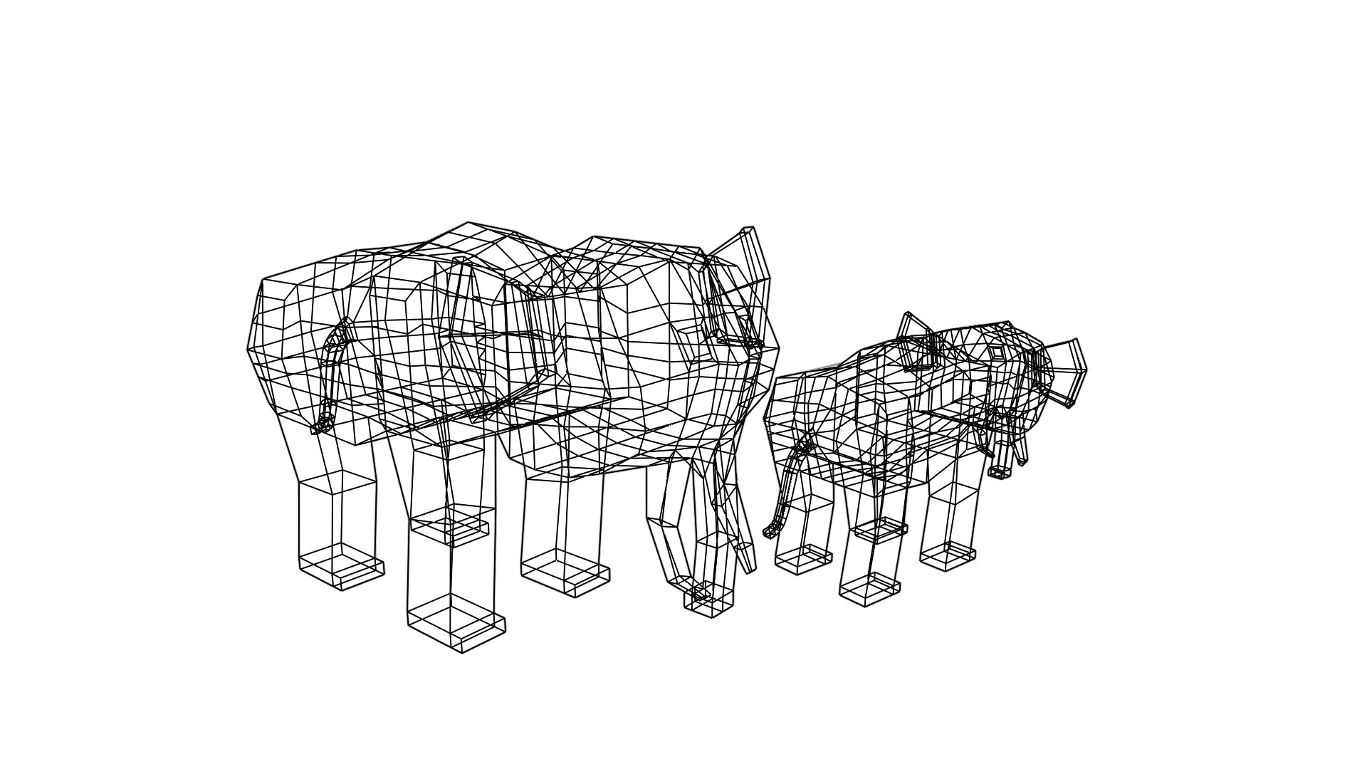elephant 3D https://p.turbosquid.com/ts-thumb/GG/d1CPbL/vhJUYXb0/wire/png/1598978067/1920x1080/fit_q87/afcb50269271fb4f14c7dec25951455add515c2c/wire.jpg