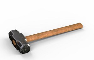 3D old sledge hammer