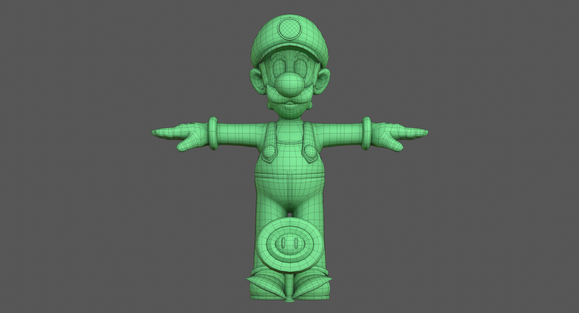 3D file Luigi - The Super Mario Bros 🍄・3D printer design to download・Cults