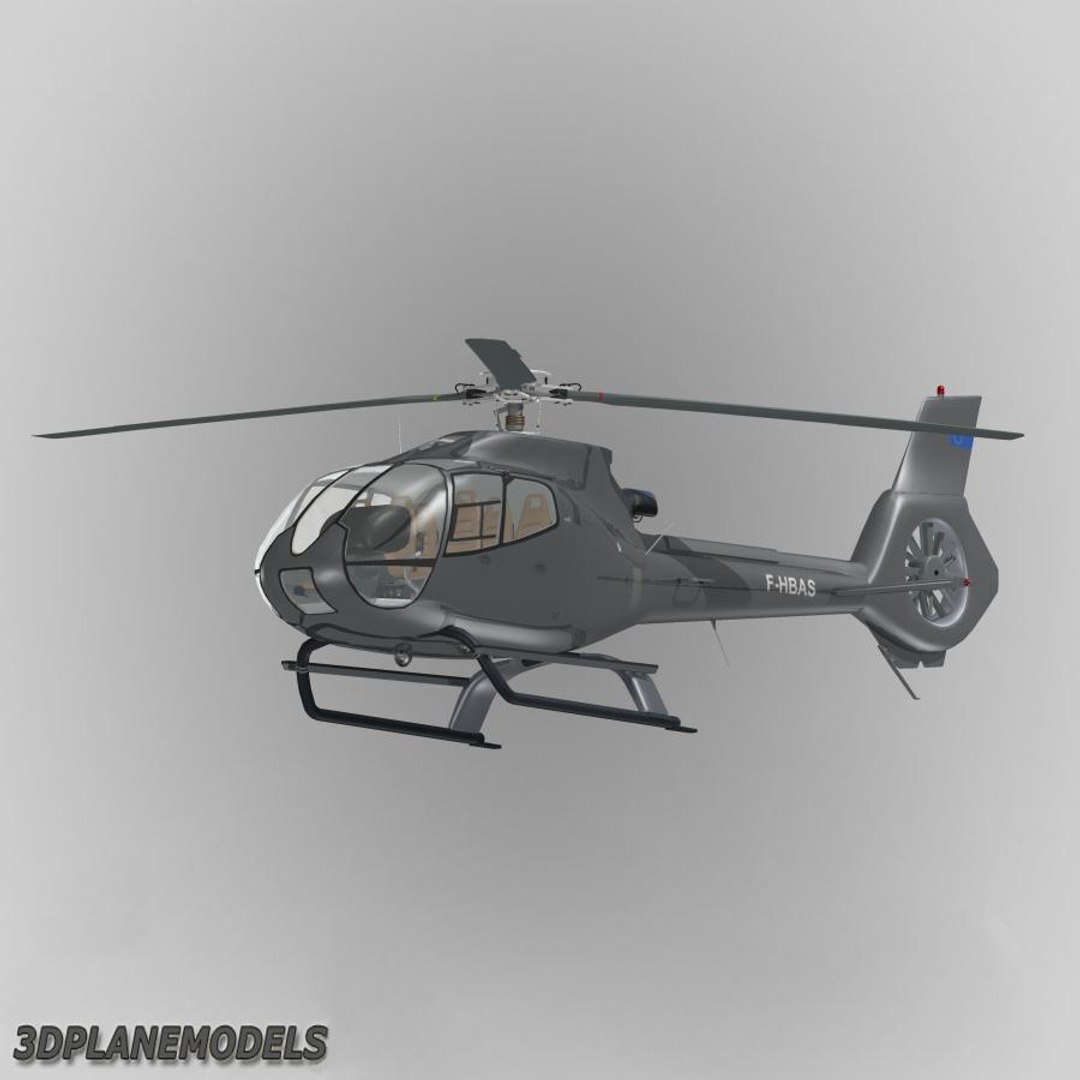 eurocopter ec-130 private livery 3d model