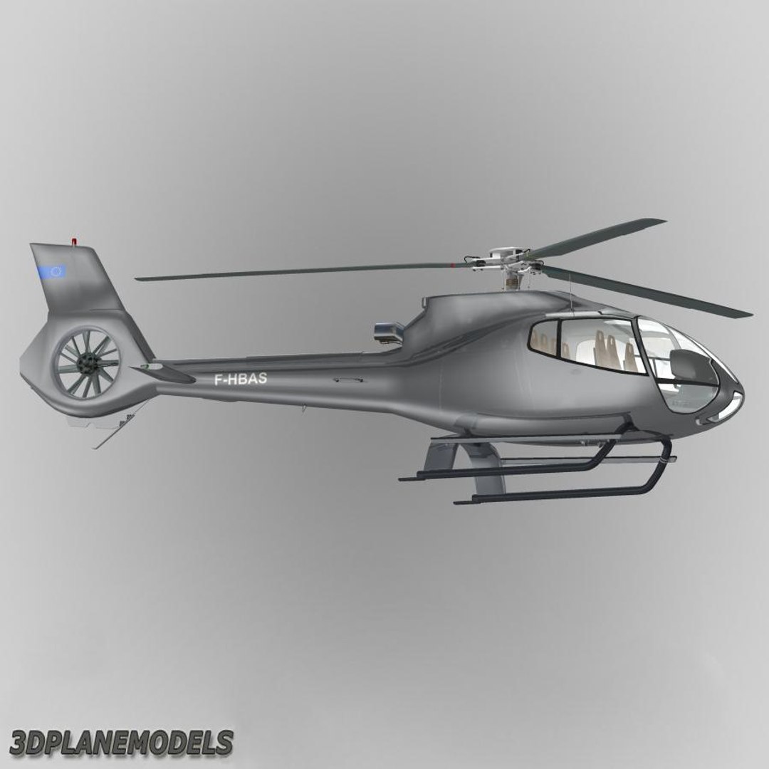 eurocopter ec-130 private livery 3d model