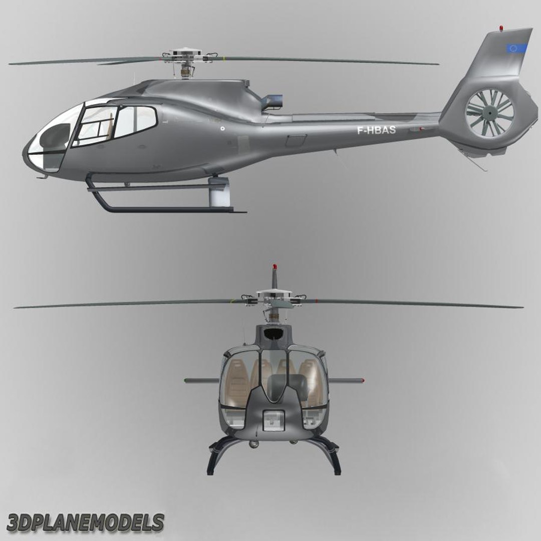 eurocopter ec-130 private livery 3d model