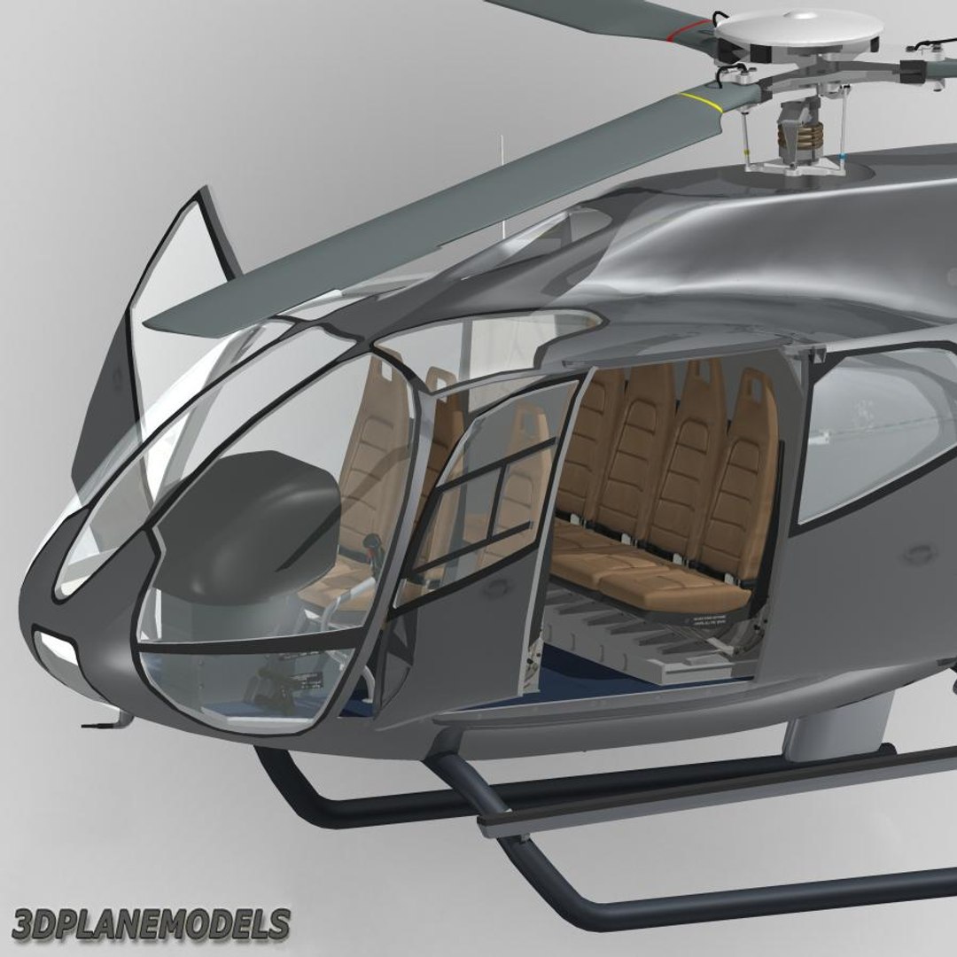 eurocopter ec-130 private livery 3d model