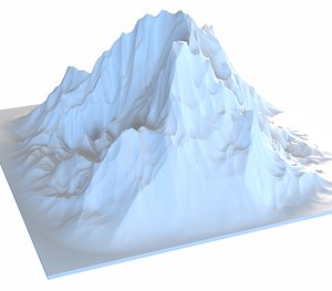 Mountain 3D Print Model 3D model