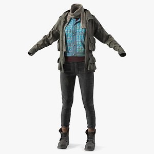 Clothes of a Homeless Woman