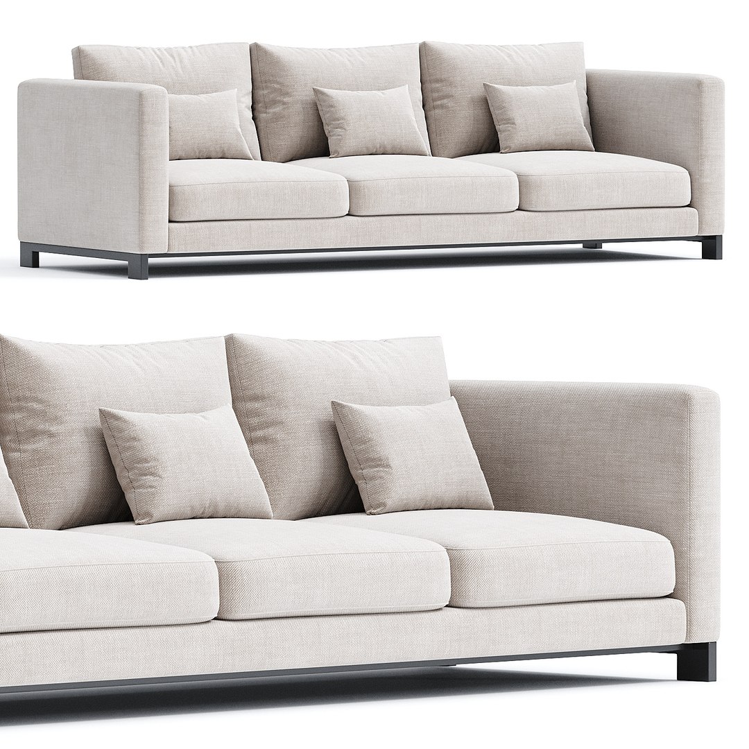 3D Sofa 190 Model - TurboSquid 2205505