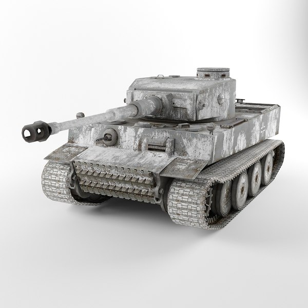 ドイツ戦車PzKpfw VI Ausf H1タイガー '121'3Dモデル - TurboSquid 1137413