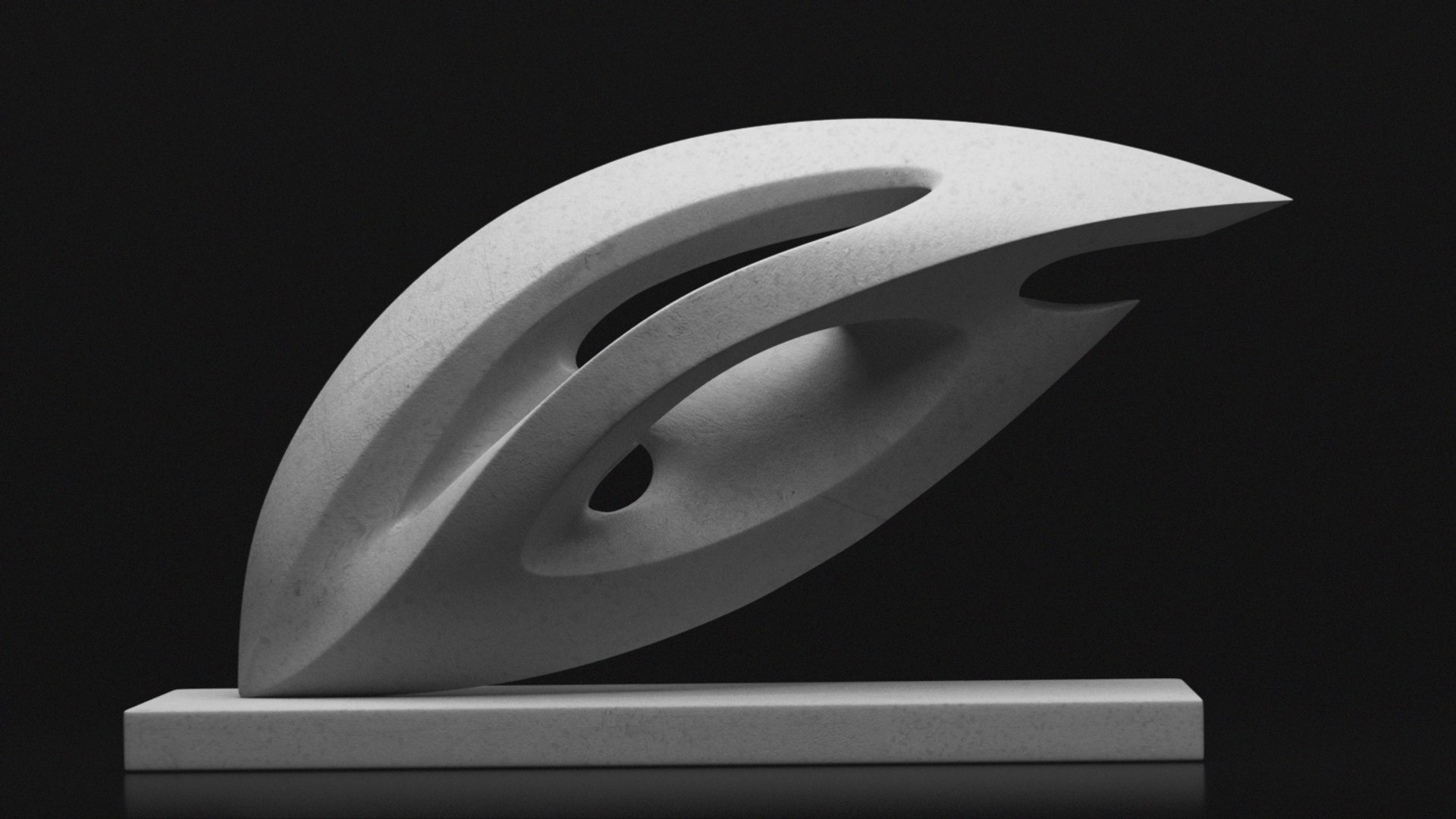 Modern Abstract Sculpture Interior 3D Model - TurboSquid 1507485