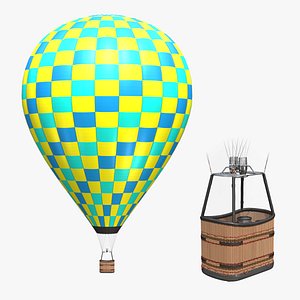 Hot Air Balloon - Geometric